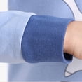 thumbnail image 6 of TOWED22 Toddler Baby Girl Boy Clothes Set 2 Piece Long Sleeve Sweatshirt Tops Elastic Waist Joggers Pants Funny Print Outfits Clothing(Sky Blue,2-3 Y), 6 of 7