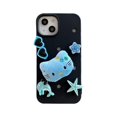 thumbnail image 1 of Funda de silicona suave para teléfono iPhone 14, 13, 12, 11, X, XR, XS, Pro Max, Mini Plus, DIY, bonito gato Kt de felpa, Hello Kitties Croc, 1 of 4