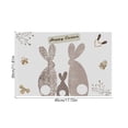 thumbnail image 3 of SLYNSHome Rabbit Bunny Happy Easter Placemats 12x18 Inch Seasonal Spring Table Mats for Party Kitchen Dining Decoration, 3 of 7