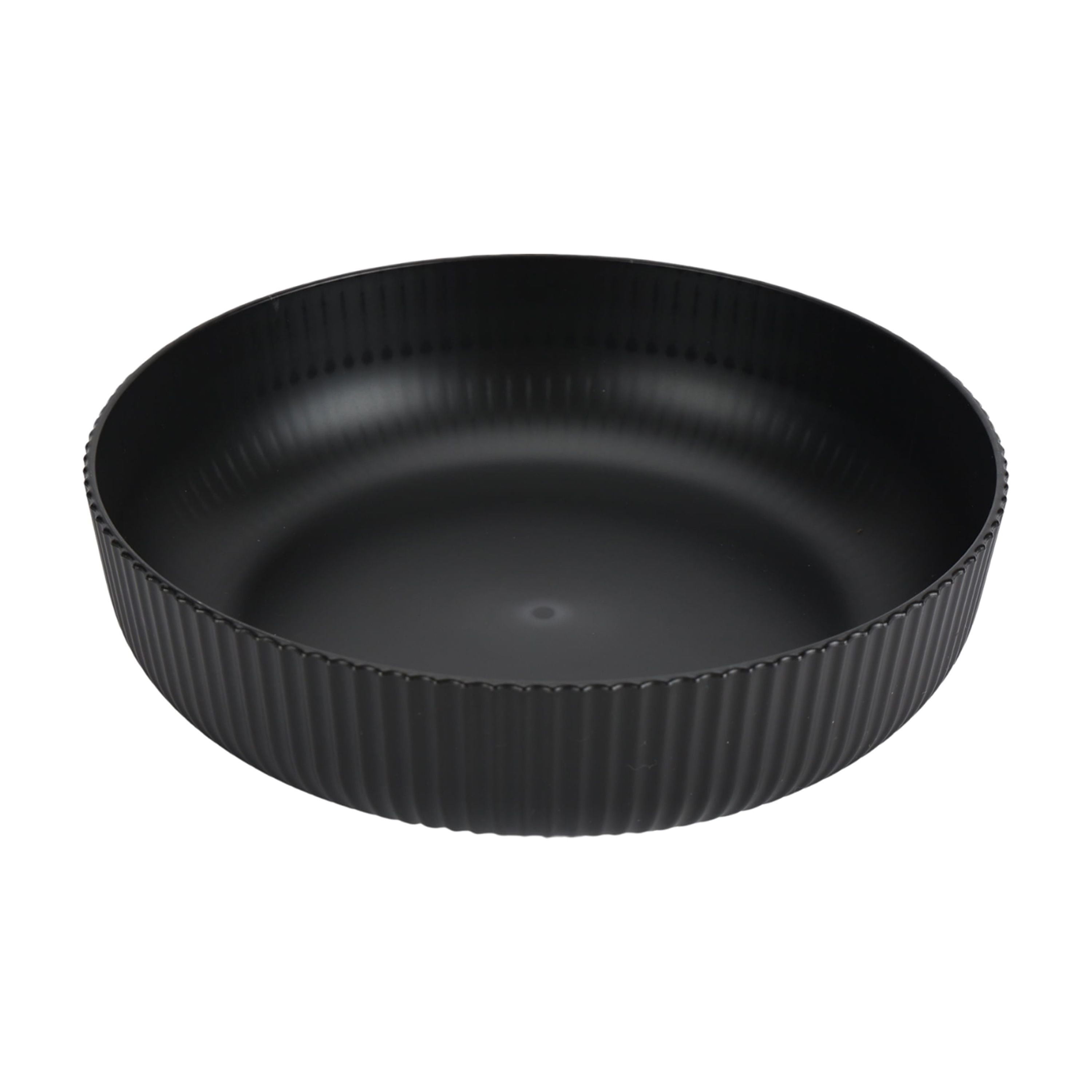 Mainstays - Black Eco-Friendly Recycled Plastic Dinner Bowl, 43-Ounce