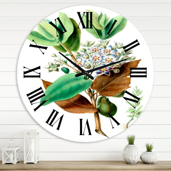 Designart 1 in Quartz Traditional Wall Clock