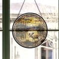 thumbnail image 3 of Moose Canada Suncatcher Stained Glass Stained Glass Window Hanging Home Decor Garden Halloween Christmas Wedding Housewarming Gifts, Stained Glass Ornament 2025, Holiday, 3 of 6
