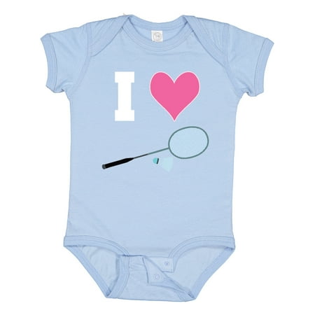 

Inktastic Badminton Game Gift Gift Baby Girl Bodysuit