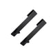 thumbnail image 2 of Injueey Colgador para puerta de ducha de acero inoxidable, 2 piezas, desmontable, a prueba de arañazos, anticorrosivo, para el hogar, Hotel, Accesorios de baño Negro 17.8 cm, 2 of 6