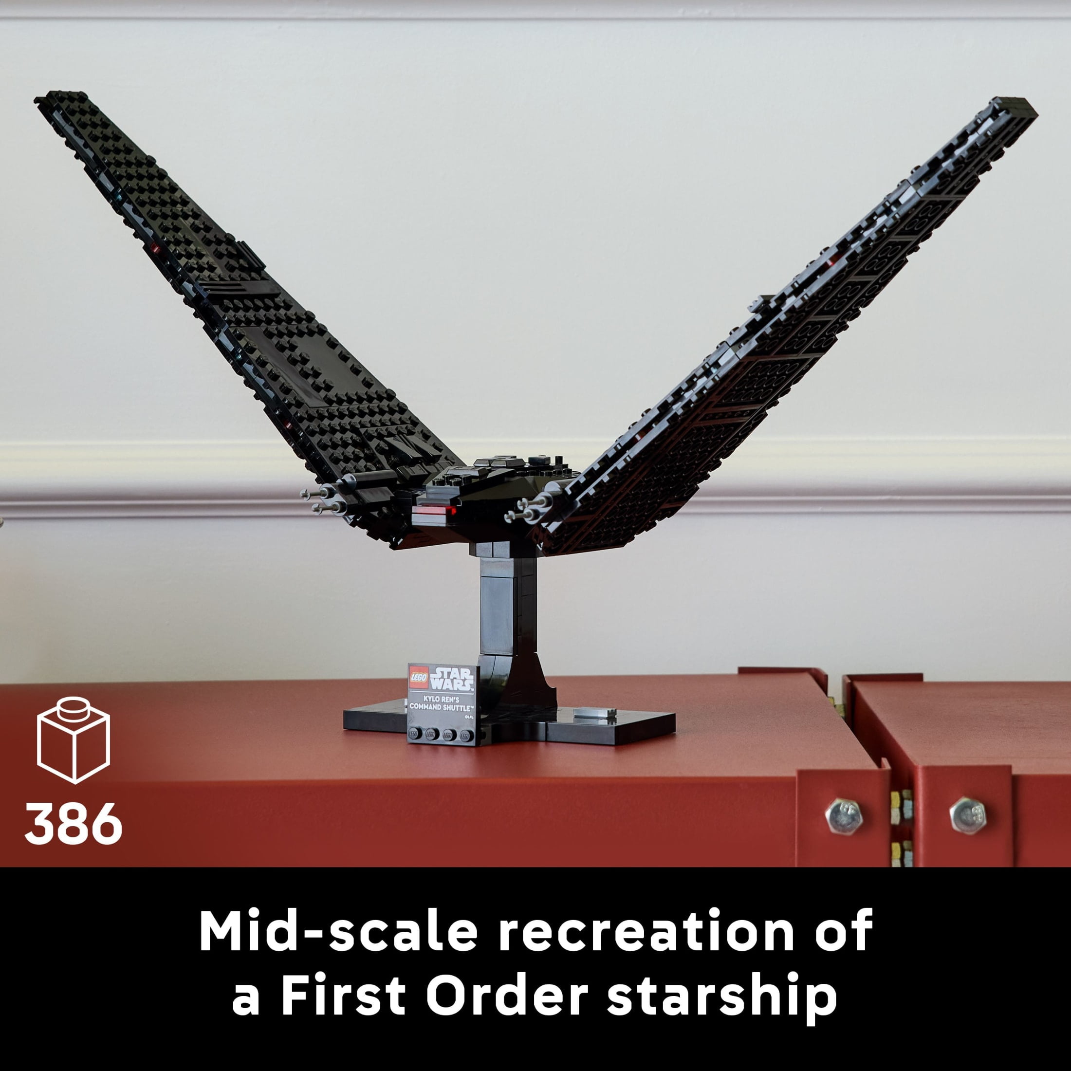 LEGO Star Wars Kylo Ren’s Command Shuttle - Model Starship Building Kit For Adults 18+ - DIY Collectible Building Set - Gift for Birthdays - 75406