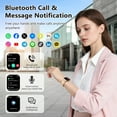 thumbnail image 3 of Montre Intelligente Compatible avec Android et iPhone Samsung, Montre Intelligente 1,91 Pieds' pour Hommes et Femmes, Plus de 100 Modes Sportifs Traqueur de Mise en Forme avec Réponse Passer des Appels/rappel de Messages, IP68 Étanche, Rose, 3 of 7