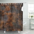 thumbnail image 1 of SUTTOM Fur Cowhide Rich Tri Brown Hide Tooled Western Shower Curtain 60x72 inch, 1 of 1