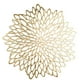 thumbnail image 1 of Manteles individuales Snowkingdom, 18 unidades, color dorado metalizado, 38 cm, con forma de hoja, 1 of 6