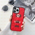 thumbnail image 1 of KAWS Étui de Téléphone en Silicone pour iPhone 16 Pro Max - Design Antichoc et Léger (Rouge Sans Logo), 1 of 5