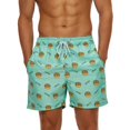 thumbnail image 1 of Siwmwear-bañador de playa de secado rápido para hombre, traje de baño con estampado de piña y bolsillo Fivean unisex, 1 of 2