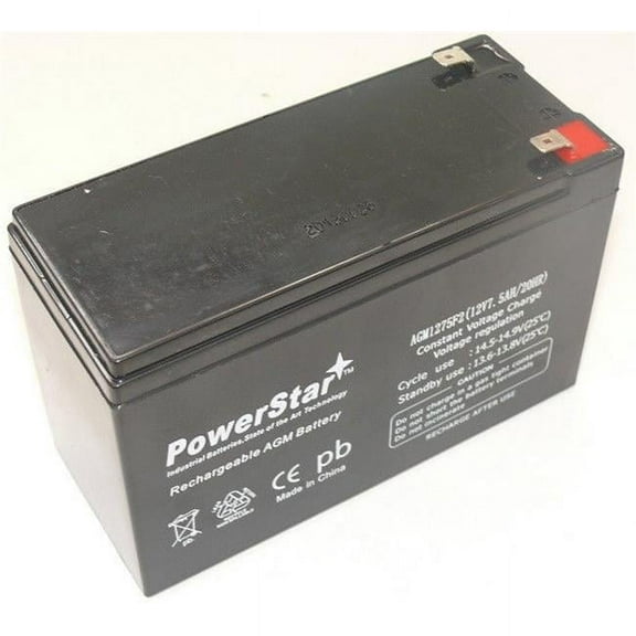 PowerStar  Replacement For 5EFG8 Battery - Sealed Lead Acid - 7.5Ah - Faston