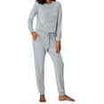 thumbnail image 3 of Fantaslook Womens Pajamas Sets Long Sleeve Top and Pant with Pockets Lounge Wear Set Oufits, 3 of 12
