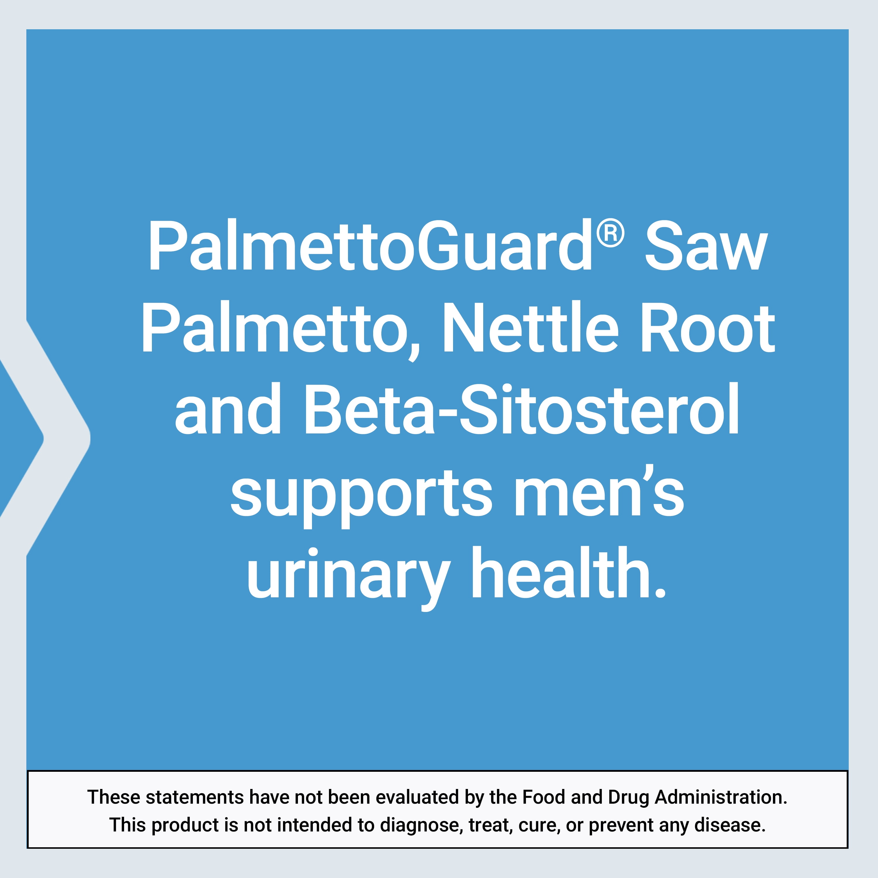 Life Extension PalmettoGuard® Saw Palmetto, Nettle Root and Beta-Sitosterol - Supports Healthy Prostate Function & Hormone Metabolism - Gluten-Free, Non GMO - 60 Softgels