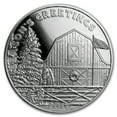 thumbnail image 1 of 1 oz Silver Round - 2017 Seasons Greetings: Farmhouse, 1 of 3