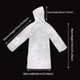 thumbnail image 2 of 10 Packs de Ponchos de Pluie Jetables Imperméables Imperméables Imperméables Imperméables Imperméables d'Urgence avec Capuche pour Adultes Camping Randonnée en Plein Air, 2 of 7