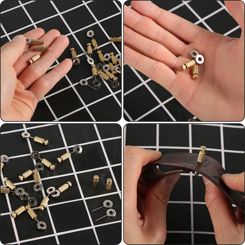 42Pcs Leather Positioning Needles, Leather Suture Positioning Needle Leather Locking Pins Leathercraft Located Needles
