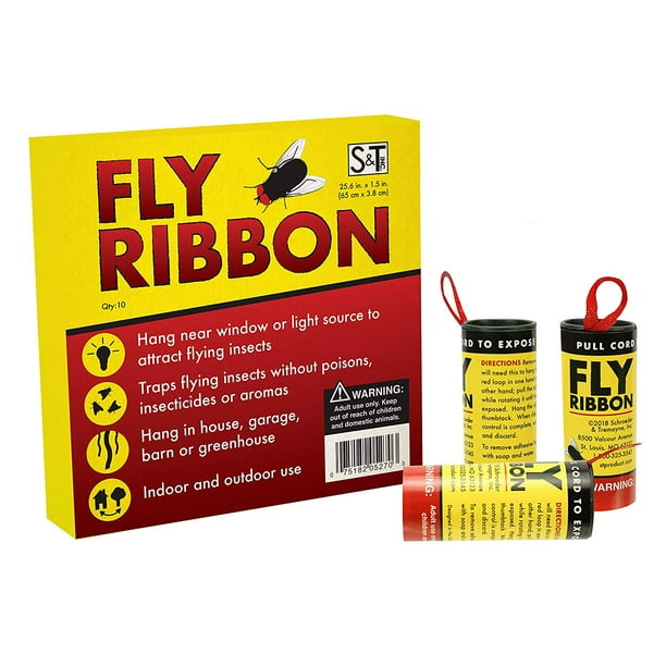 Sticky Fly Ribbon 10 pack