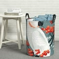 thumbnail image 6 of Sikiie Cockatoo Red Berries Print Round Dirty Clothes Basket, Waterproof Standing Foldable Storage Basket, for Laundry Room, Bedroom, Bathroom Storage-Medium, 6 of 6