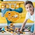 PayUSD Take Apart Transforming Construction Vehicle Toys for 3 4 5 6 7 Year Old Boys Christmas