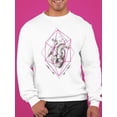 thumbnail image 2 of Abstract Heart Design Sweatshirt Men -Image by Shutterstock, Male Small, 2 of 4