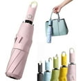 thumbnail image 1 of Three-Fold Self Opening And Retracting Umbrella With Buckle, Automatic Open Close Small Folding Umbrella, Compact Folding Travel Umbrella, 1 of 7