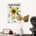 thumbnail image 5 of AEFER Retro Sunflower Metal Tin Sign Wall Decor Vintage Sunflower Tin Sign for Home Living Room Kitchen Outdoor Decor Gifts 12x12inch(30x30cm), 5 of 5