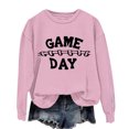 thumbnail image 5 of Gamivast Sweatshirts for Women Oversized Game Day Football Crewneck Shirts Trendy Long Sleeve Drop Shoulder Pullover Spring Superbowl Outfit 2026, 5 of 5