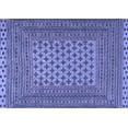 thumbnail image 1 of Ahgly Company Machine Washable Indoor Rectangle Southwestern Blue Country Area Rugs, 3' x 5', 1 of 4