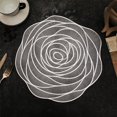 thumbnail image 3 of Elegant Rose Gold Placemat Heat-Resistant, Non-Slip, Waterproof, and Dishwasher-Safe Dining Table Decor, 3 of 7
