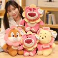 thumbnail image 3 of Disney-muñeco de peluche suave y cómodo para niños, muñeco de peluche con diseño de oso Puff, fresa, Winnie The Pooh, regalo de Navidad, 3 of 4