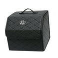 thumbnail image 3 of Car Trunk Storage Box, Car Trunk Storage Organizer High Capacity Multipurpose Pu Leather Portable Trunk Storage Box with Lid for Car, 3 of 7