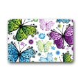 thumbnail image 1 of RYLABLUE Tapis de Sol Papillon Intérieur Extérieur 30x18 Pouces, 1 of 2