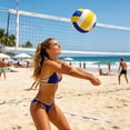 thumbnail image 5 of Volleyball, Training & Beach, Sewn Thickened Pvc, 21cm for Indoor Outdoor Use, 5 of 6