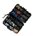 thumbnail image 3 of Eigraketly Juego de accesorios de pesca de 177 Uds., caja de aparejos que incluye toboganes giratorios, rodamiento de bolas, gancho de plantilla de barril a Pescar Eigraketly OD007310-00, 3 of 6