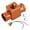 Orange, variant on Sonew Radiator Fan Temp Sensor,Thermostat Water Temperature Switch Radiator Coolant Fan Temp Sensor for Motorcycle ATV Off-Road Vehicle,Radiator Hose Adapter