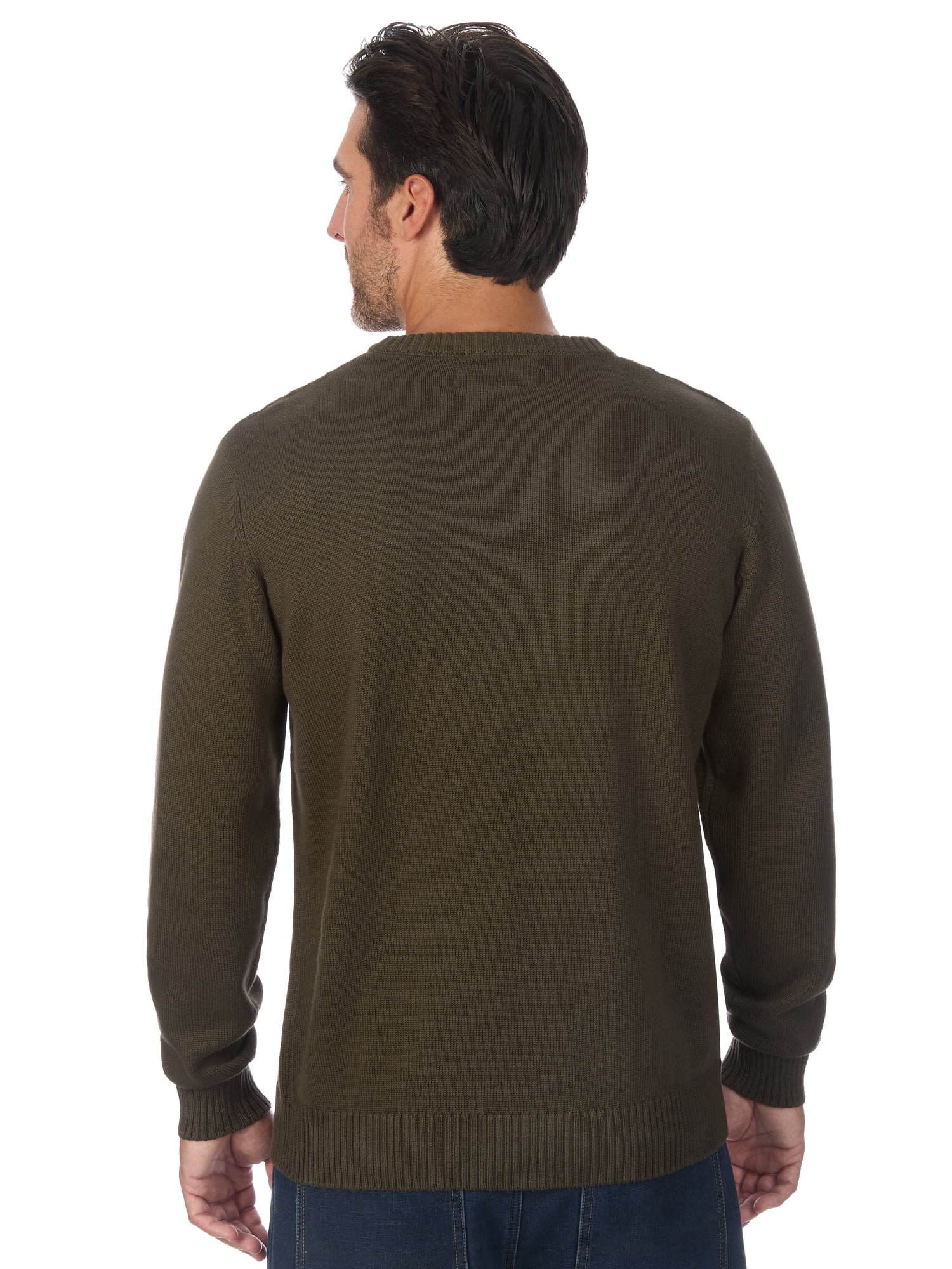 U.S. Polo Assn. Men's Crew Neck Cable Sweater
