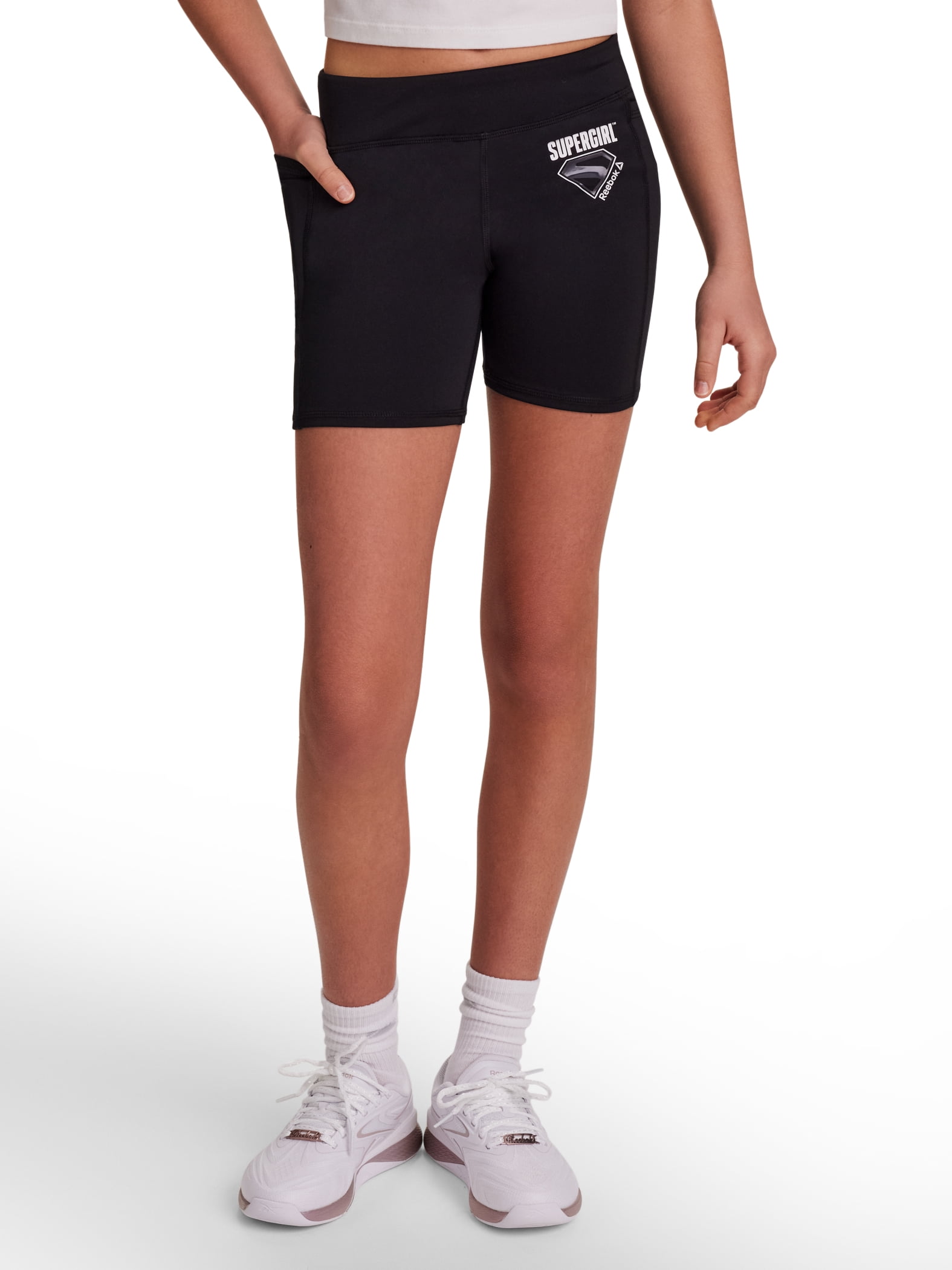 Reebok Girl’s Performance Supergirl Bike Short, Sizes 4-18