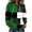001_White, variant on Women's St. Patrick's Day Shamrock Art Print Hoodie Shamrock St. Patrick's Day Shirt