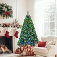 thumbnail image 4 of LAMPHOME 6FT PVC Automatic Tree - 280 Two-Color WiFi Lights, 917 Tips, 3-Part Hinged, Metal Stand, 4 of 8