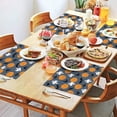 thumbnail image 2 of Pumpkin Ghost Bat Halloween Pattern Summer Placemats Table Placemats Set Of 4-Linen Kitchen Washable Placemats Table Mats 11.8"x17.7" Non-Slip Heat Resistant, 2 of 6