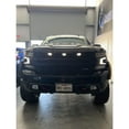 thumbnail image 6 of 3pc Super Bright White Full LED Center Grille Running/Position Lights w/Mounting Brackets, For 2019/2020-up Chevrolet Silverado 1500 2500HD 3500HD (Dark Smoked Lens), 6 of 9