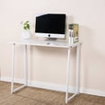 thumbnail image 3 of Zimtown White / Black Computer Laptop Writing Study Desk Modern Home Office, 3 of 5