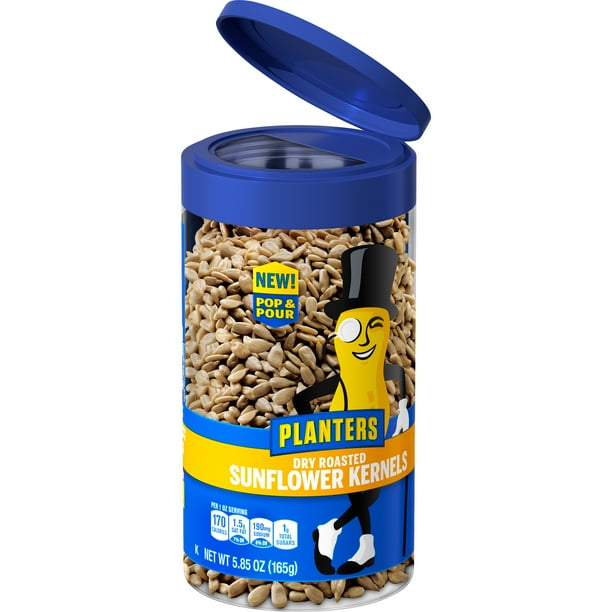 Planters Pop & Pour Dry Roasted Sunflower Seeds, (5.85 oz. Jar