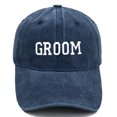 thumbnail image 1 of Gorra de béisbol bordada de algodón liso para hombre, 1 of 1