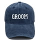 thumbnail image 1 of Gorra de béisbol bordada de algodón liso para hombre, 1 of 1
