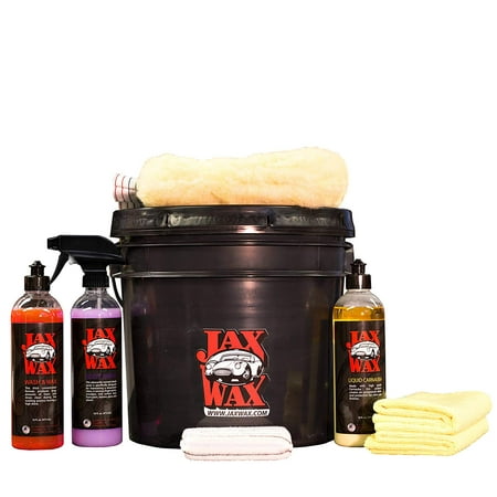 Jax Wax Professional Easy Wash and Wax Car Care Bucket Organizer