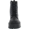 thumbnail image 3 of Mia Womens Elija Faux Leather Round Toe Combat & Lace-up Boots, 3 of 3