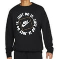 thumbnail image 2 of Nike Men's Sweatshirt Just Do It Pullover Athletic Long Sleeve Athletic Sweater, White, XL, 2 of 3