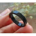 thumbnail image 2 of Certified Black Burma 100% Natural A JADE Jadeite Circle RING USA. 9 RING 590776 TN, 2 of 9