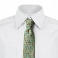 thumbnail image 2 of Geometric Necktie, Zigzag Pattern, Dress Tie, 3.7", Multicolor, by Ambesonne, 2 of 3